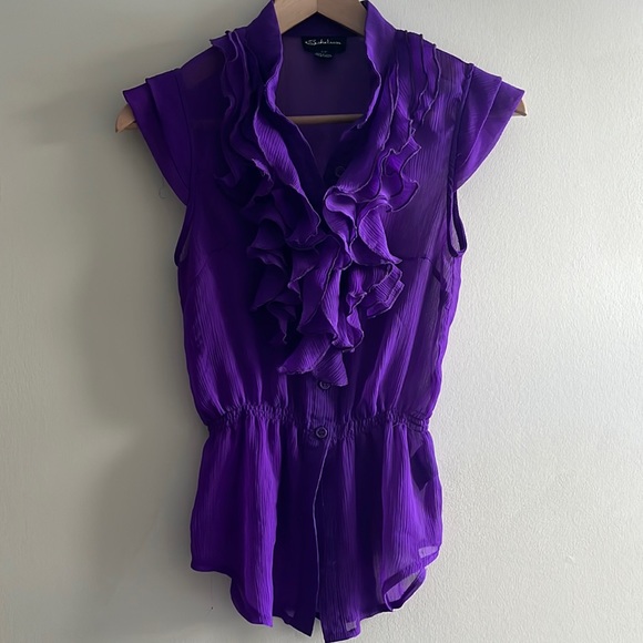 Seductions Ruffle Tank - Picture 1 of 3